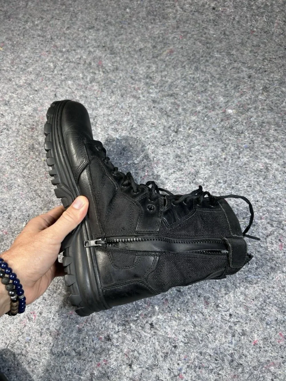 5.11 Tactical EVO 8” Waterproof Side Zip Boots Black Mens Size 12 Style 12310